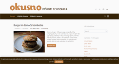 Desktop Screenshot of okusno.si